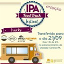 6ª Edição do IPA Food Truck Festival  foi transferida para dia 21 de setembro