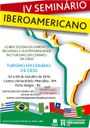 As inscrições para o IV Seminário Iberoamericano foram prorrogadas até 31 de agosto