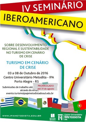 As inscrições para o IV Seminário Iberoamericano foram prorrogadas até 31 de agosto