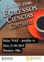 Ciências Contábeis promove II Café com Egressos em 21 de maio