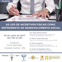 Curso de Ciências Contábeis do IPA promove palestra sobre Leis de Incentivos Fiscais