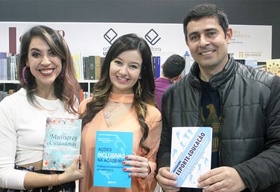 Eliane Gibikoski, Mariana Pinkoski e Daniel Geraldi lançaram seus livros na capital paulista