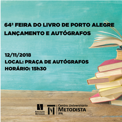 Confira lançamentos do IPA na 64ª Feira do Livro de Porto Alegre