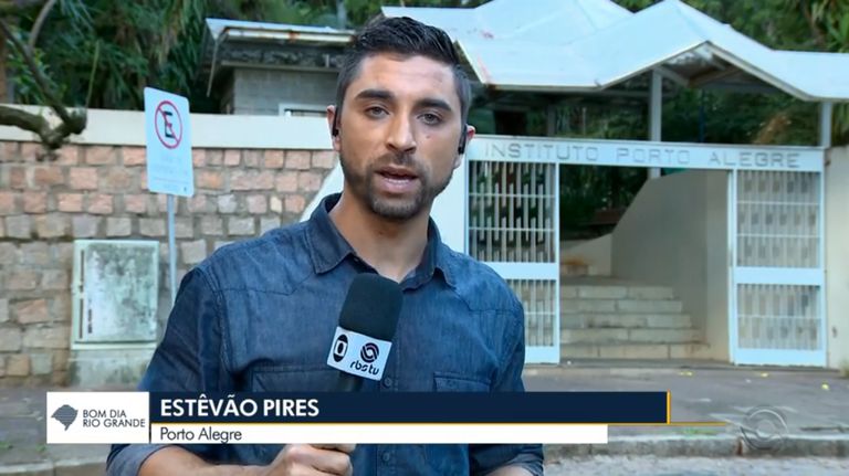 RBS filma reportagem no IPA sobre campanha de vacinação contra sarampo —