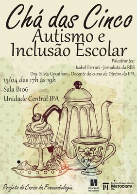 Curso de Fonoaudiologia do IPA debate “Autismo e Inclusão Escolar” dia 15