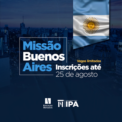 Abertas as inscrições para a Missão de Estudos em Buenos Aires