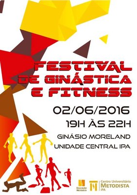 Festival de Ginástica e Fitness ocorrerá nesta quinta-feira (02/06)
