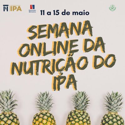 Ipa promove Semana Online da Nutrição