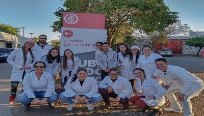 Alunos do estágio de fisioterapia esportiva do IPA visitam centro de treinamento profissional do Sport Club Internacional