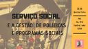 Curso de Serviço Social promove atividade sobre Gestão de Políticas Sociais