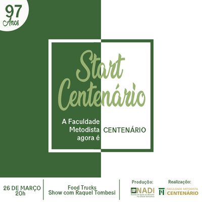 Start Centenário acontece na próxima semana